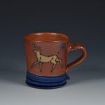 Cups - whitetail blue
