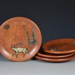 Plate - extra small - elk shino green