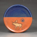 Plate - extra small - moose blue