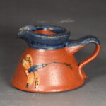 Front Avenue Pottery Handmade Blue Dragonfly Creamer
