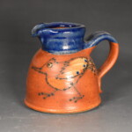 Front Avenue Pottery Handmade Blue Bird Creamer