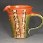 Front Avenue Pottery Handmade Green Birch Creamer